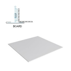 Кассетный потолок Албес AР600А6 Board STRONG белый оцинкованный