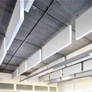 Интерьерный потолочный фрагмент OPTIMA BAFFLES Прямоугольный 1800 x 400 x 40 мм