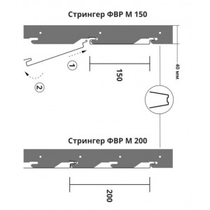 Стрингер ПН-150М Zn, 0.7, прямой, ZN