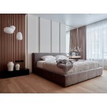 Кварцевый паркет QUARTZ PARQUET 1258-59 Дуб Кедровый Латте (7мм)