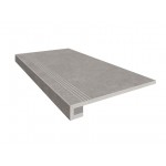 Керамогранит Эстима Комплект Ступень LN02 (33x120) непол. (прямоугол. бортик) с насечками + Подступенок (14,5x120)