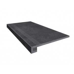 Керамогранит Эстима Комплект Ступень LN04 (33x120) непол. (прямоугол. бортик) с насечками + Подступенок (14,5x120)